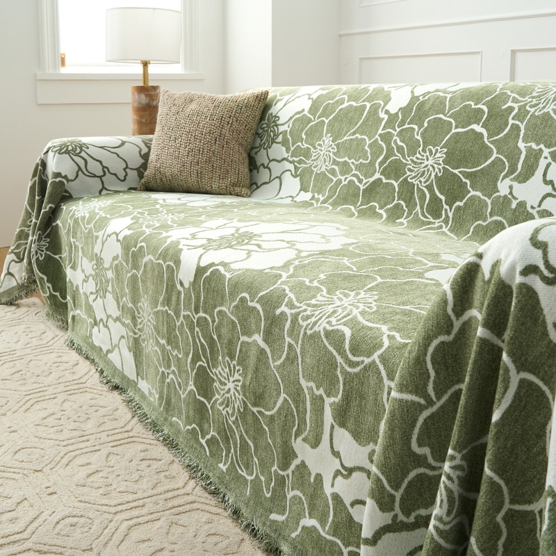 Floral Harmony Sofa Cover