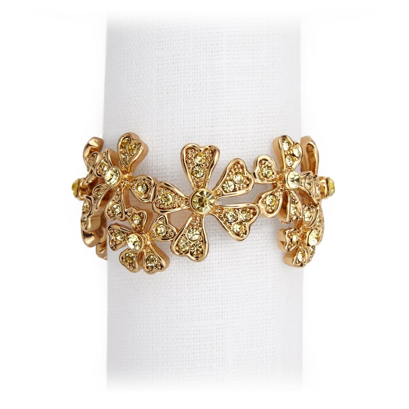 L’Objet Garland Napkin Jewels (Set of 4)