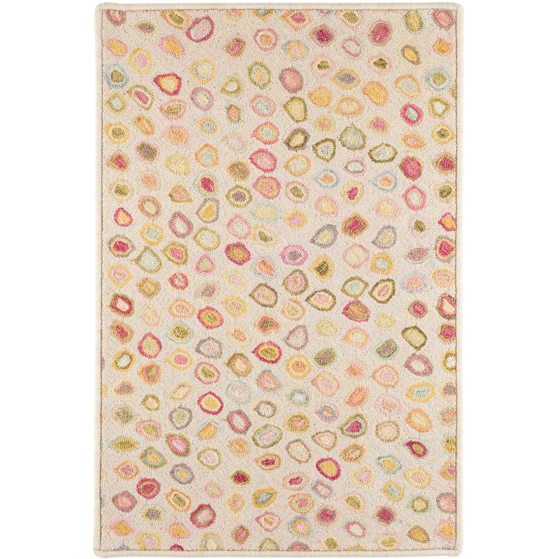 Cat’s Paw Hand Micro Hooked Wool Custom Rug | Pastel