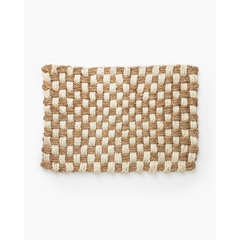 Checker Jute Doormat