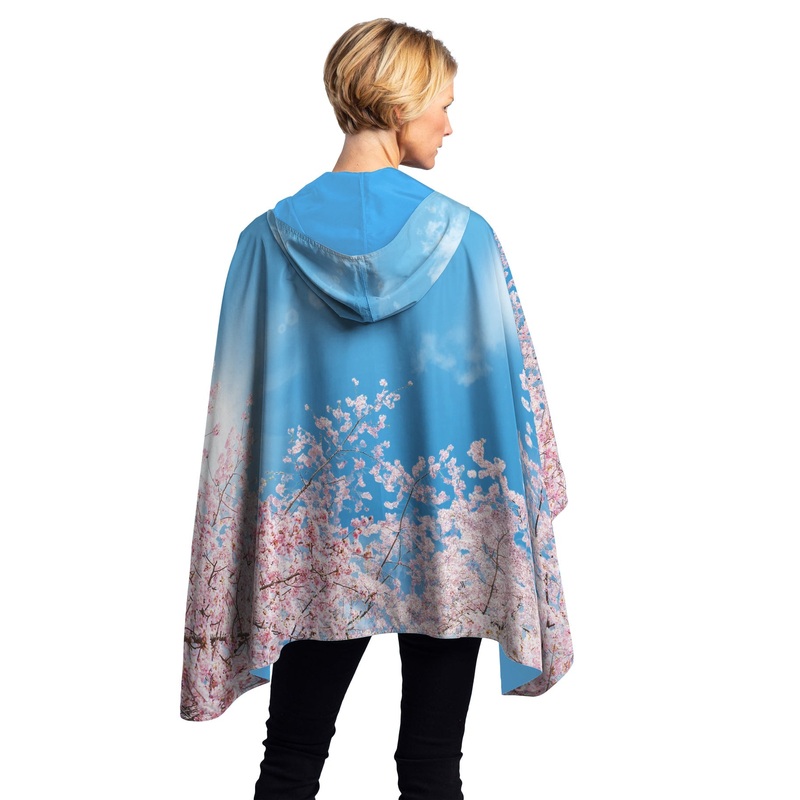 Cherry Blossom Women’s Reversible Rain Cape