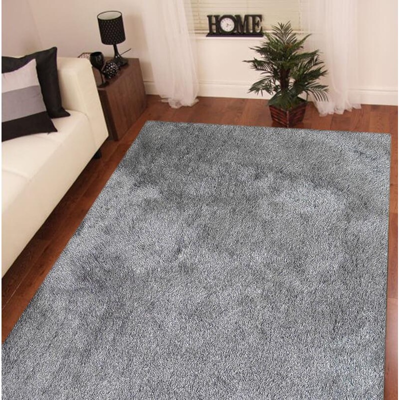 Fancy Solid Gray Shag