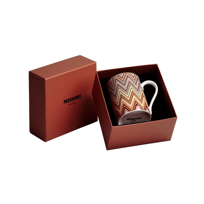 Mug Cup ZIG ZAG in Luxury Box Jarris 148 diam. 3″, H 3.9″, cap. 12.5 oz