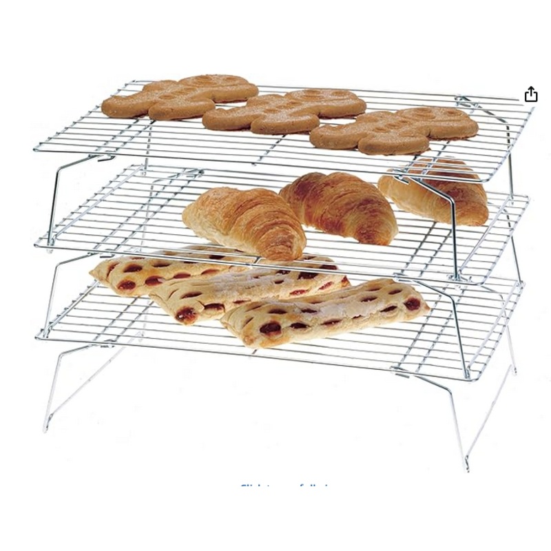 Norpro 3-Tier Stackable Cooling Rack Set, 12.5 x 18/32cm x 45.5cm
