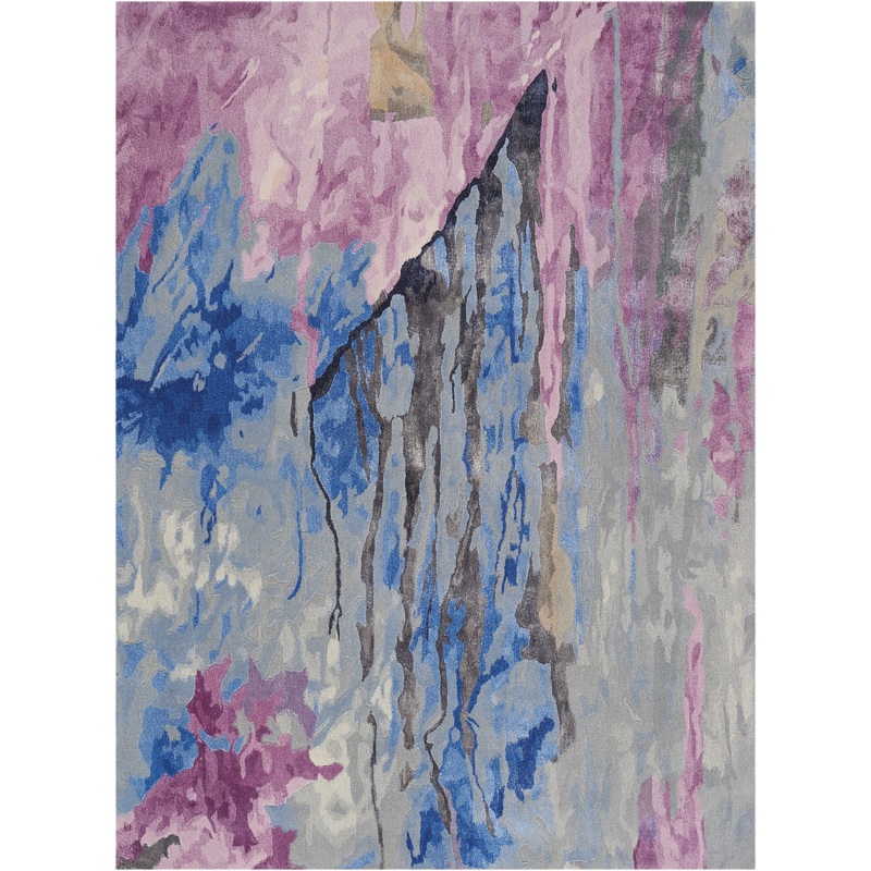 Nourison Prismatic 5’6″ x 7’5″ Grey/Multicolor Modern Indoor Rug
