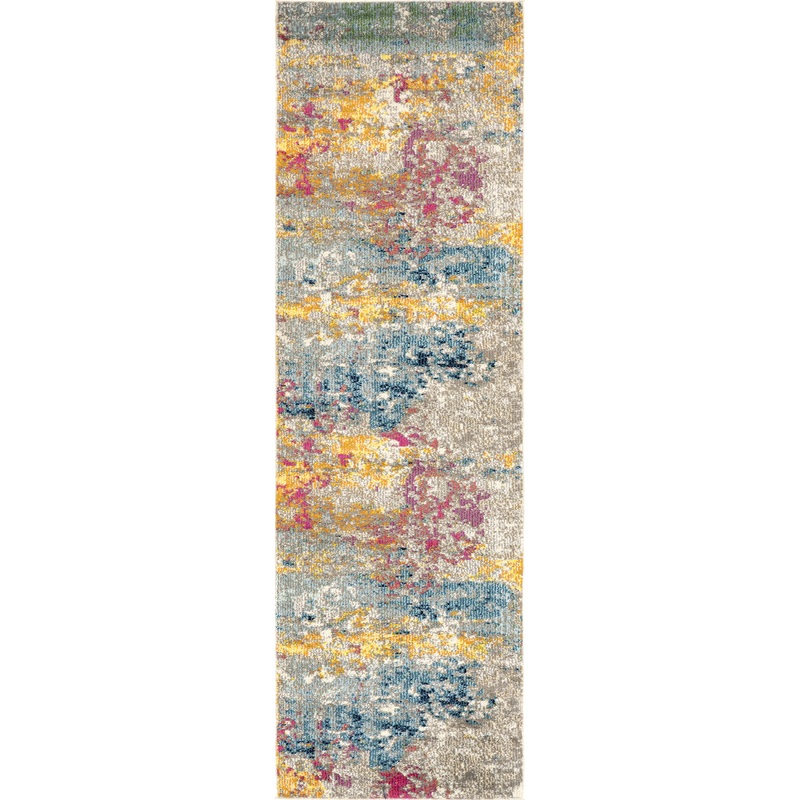 Abstract Nebula Rug | Multicolor