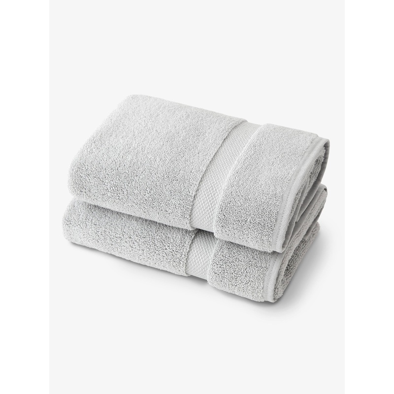 Cloud Gray Supima Cotton Bath Towels (Pair)