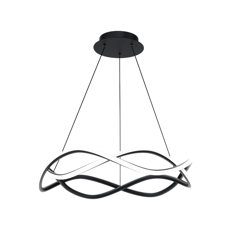 dweLED PD-67426 Swerve 2-lt 26″ LED Chandelier