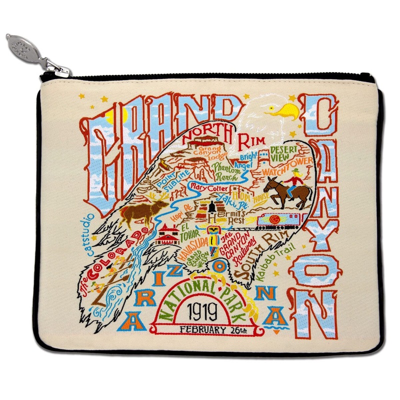 Grand Canyon Zip Pouch – Natural