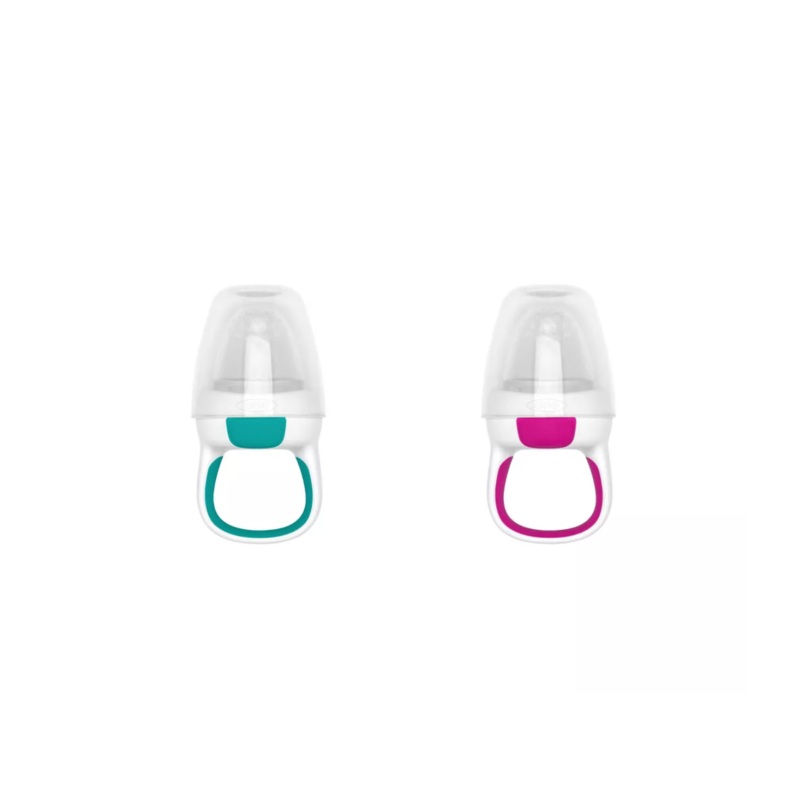 OXO TOT Silicone Self Feeder – 2pk – Pink/Teal