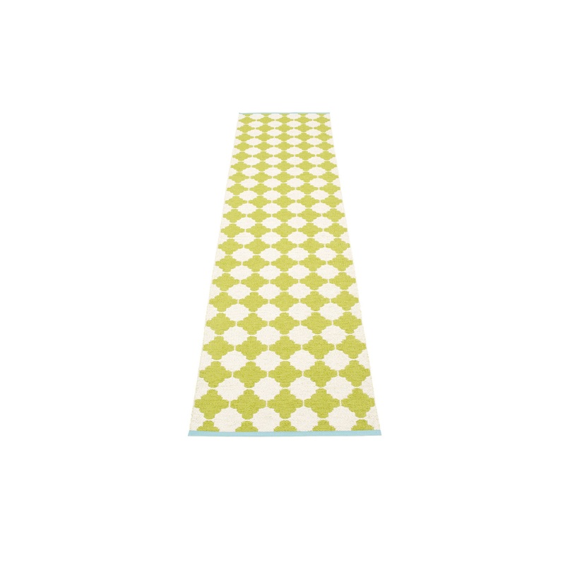 Pappelina Rug MARRE Lime 2.25 x 9.75 ft