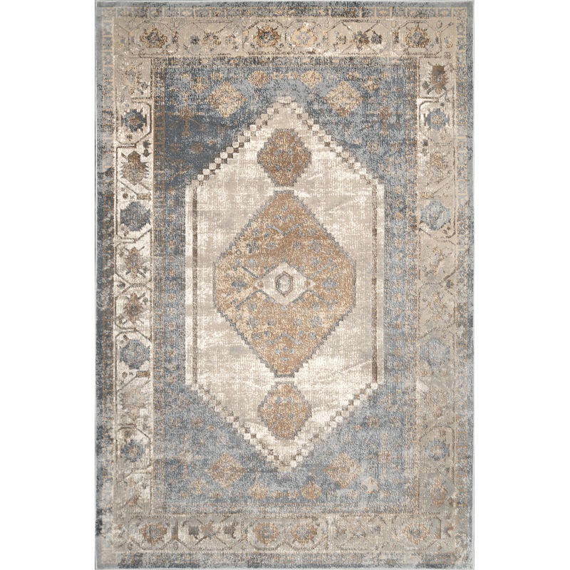 Plated Medallion Rug | Beige