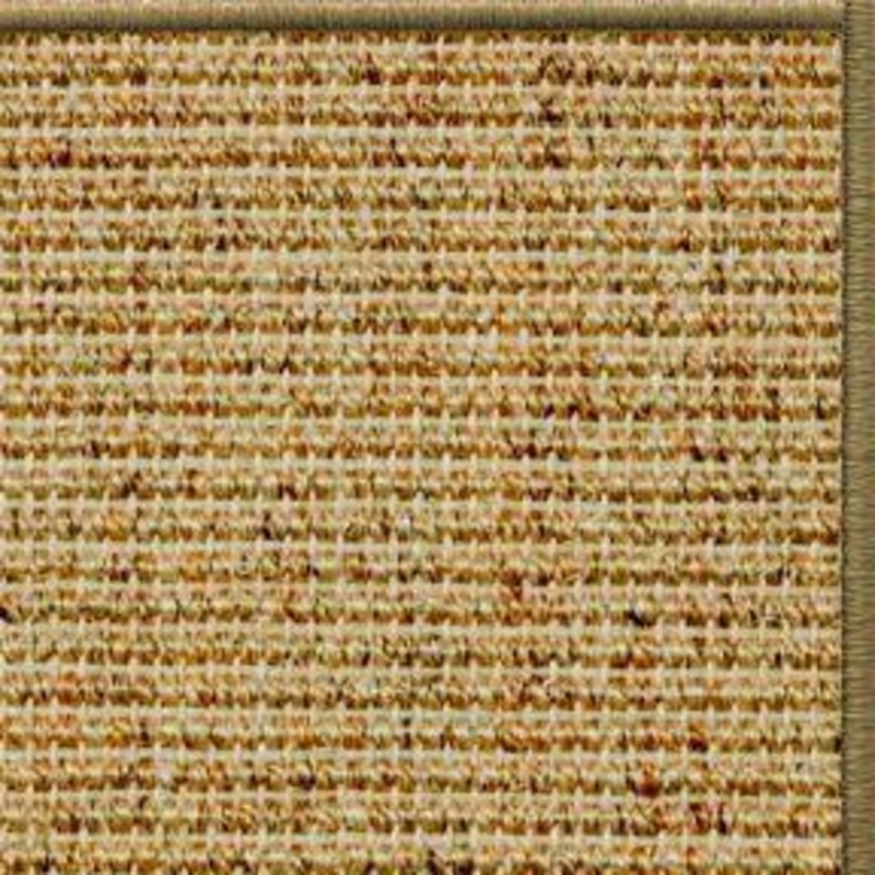 Spice Sisal Rug with Serged Border (Color 29950)