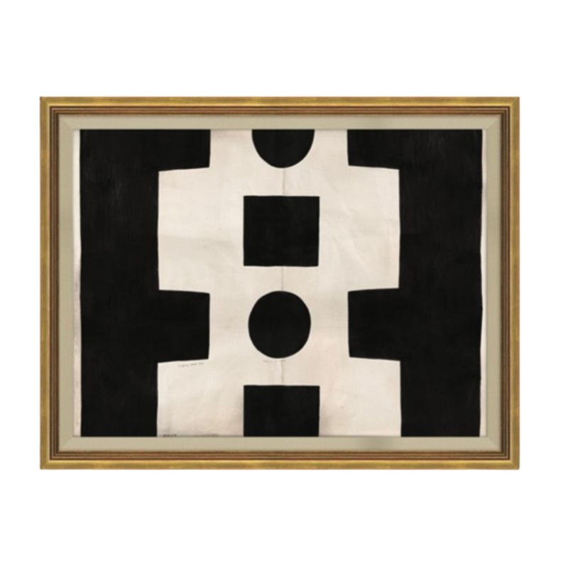 BLACK AND WHITE ABSTRACT ART