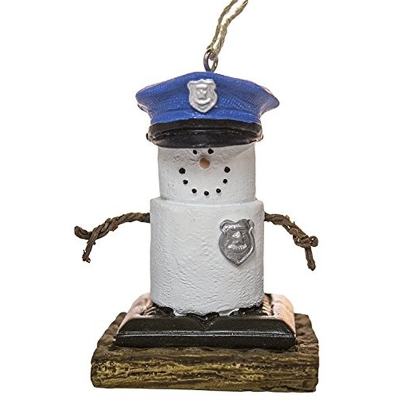 MIDWEST-CBK S’Mores Policeman Christmas/Everyday Ornament