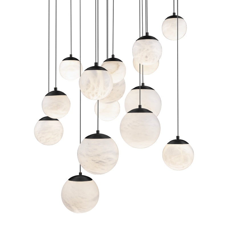 Modern Forms PD-34403R Pisces 3-lt 12″ LED Pendant