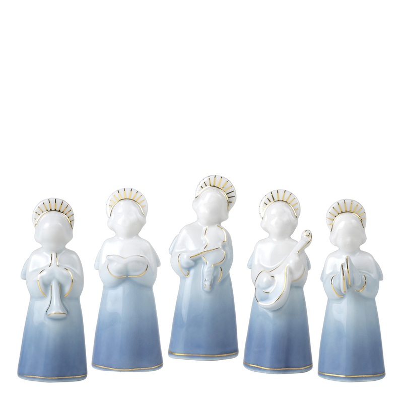 Royal Copenhagen Blue Collectibles Christmas Angel Orchestra Ornaments