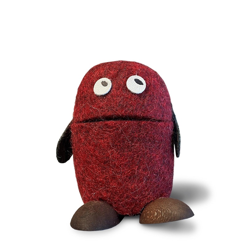 Swedish Felted Wool Creature, Blobb