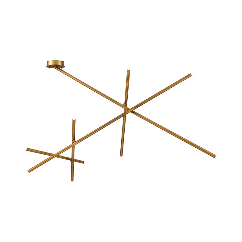 Crossroads LED Semi Flush Mount Ceiling Light