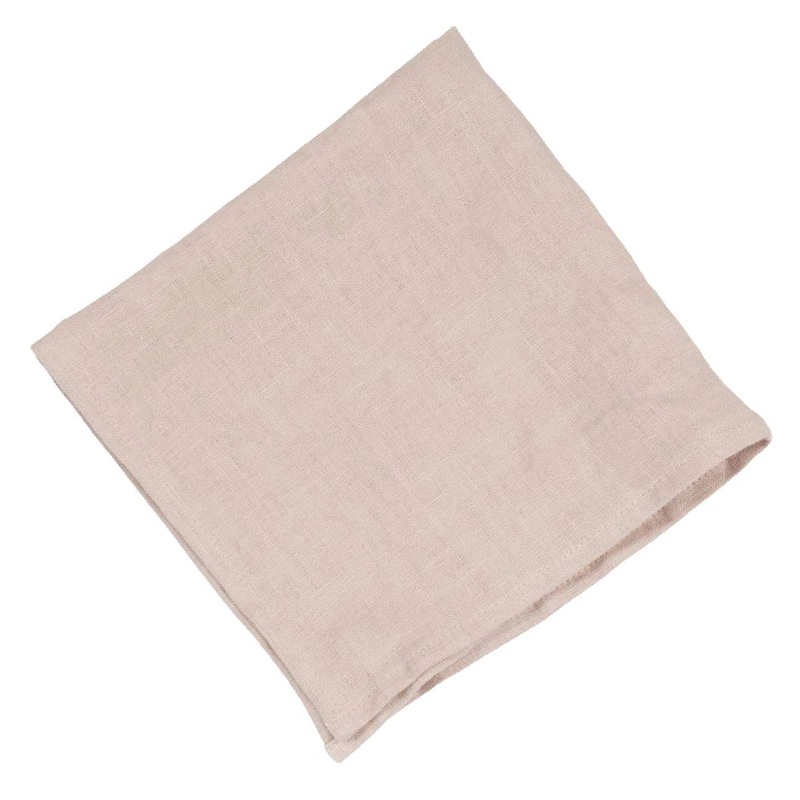 Linn Linen Napkin Sets of Four, Beige