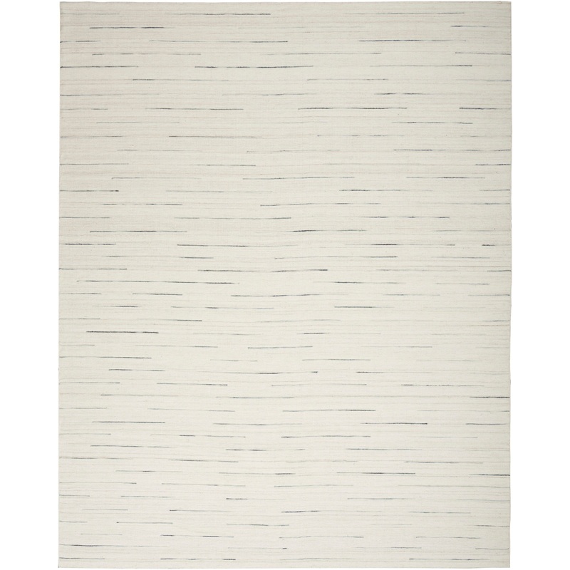 Nourison Interweave 8′ x 10′ Ivory Modern Indoor Rug