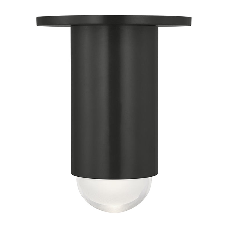 Visual Comfort 700FMEBL Ebell 1-lt 5″ LED Small Flush Mount