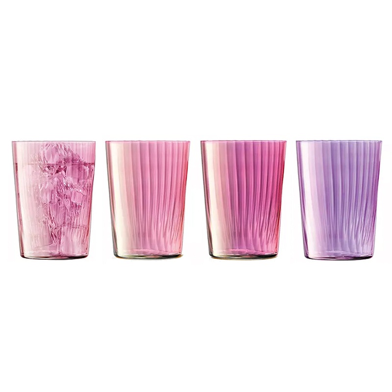 Assorted Garnet Tumblers (Set of 4)