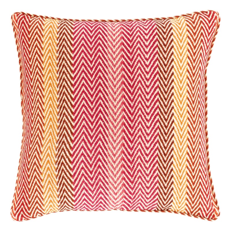 Nip Tuk Linen Decorative Pillow Cover | Spice/Ivory