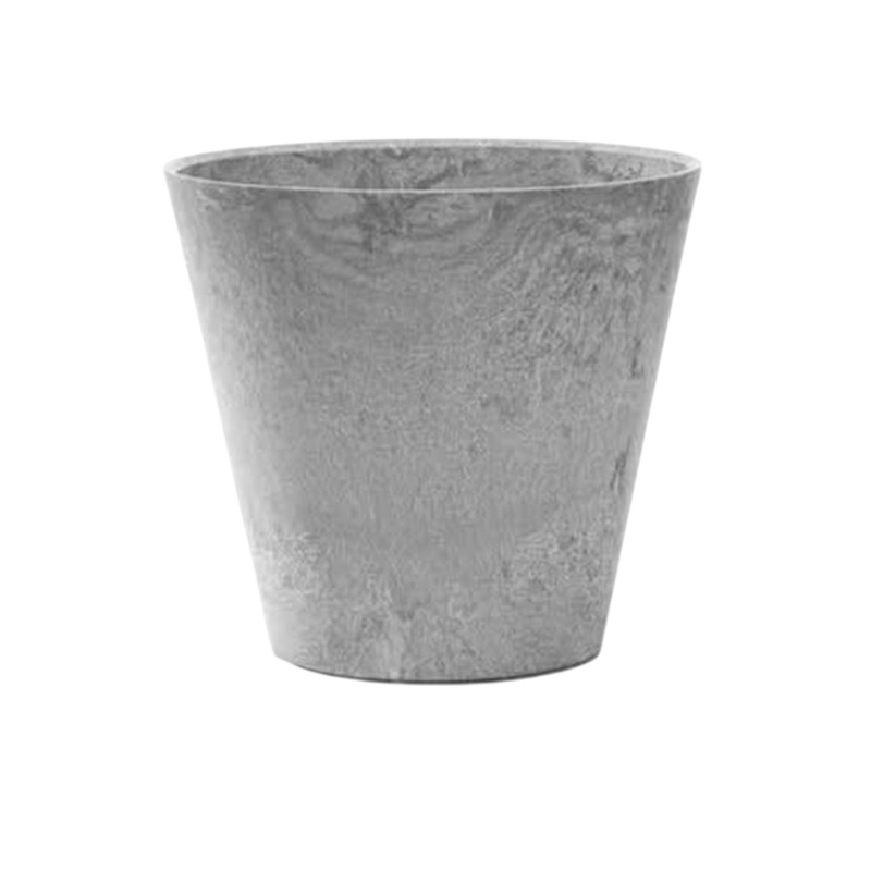 Novelty ArtStone Napa Round Planter, Grey 6″