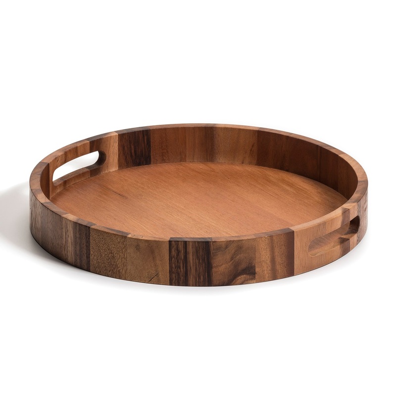 Round Wood Charcuterie/Serving Tray