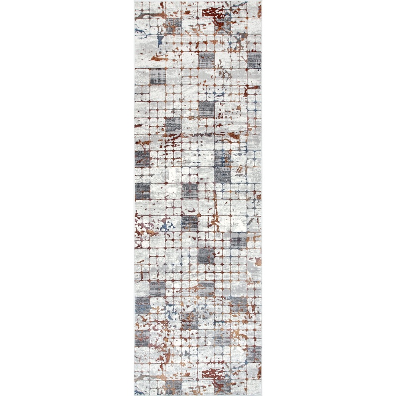 Sprawling Tiles Rug | Light Grey