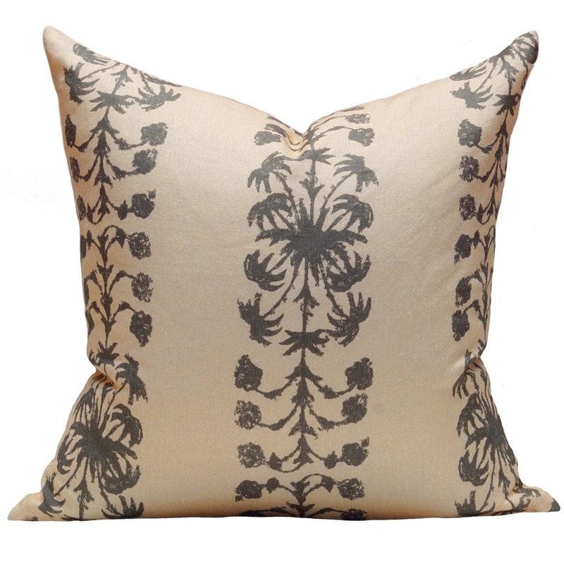 Tuscan Tan Palmberry Pillow