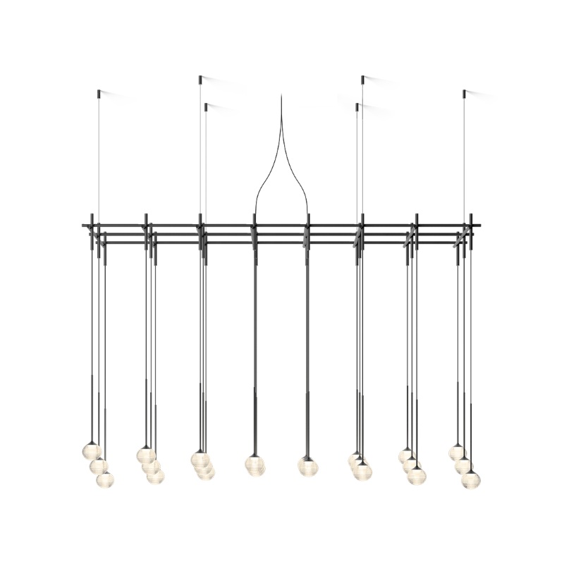 Vibia 0875 Algorithm 24-lt 73″ LED Multi-Light Pendant