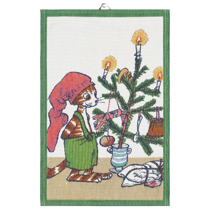 Julfest Organic Cotton Tea Towel