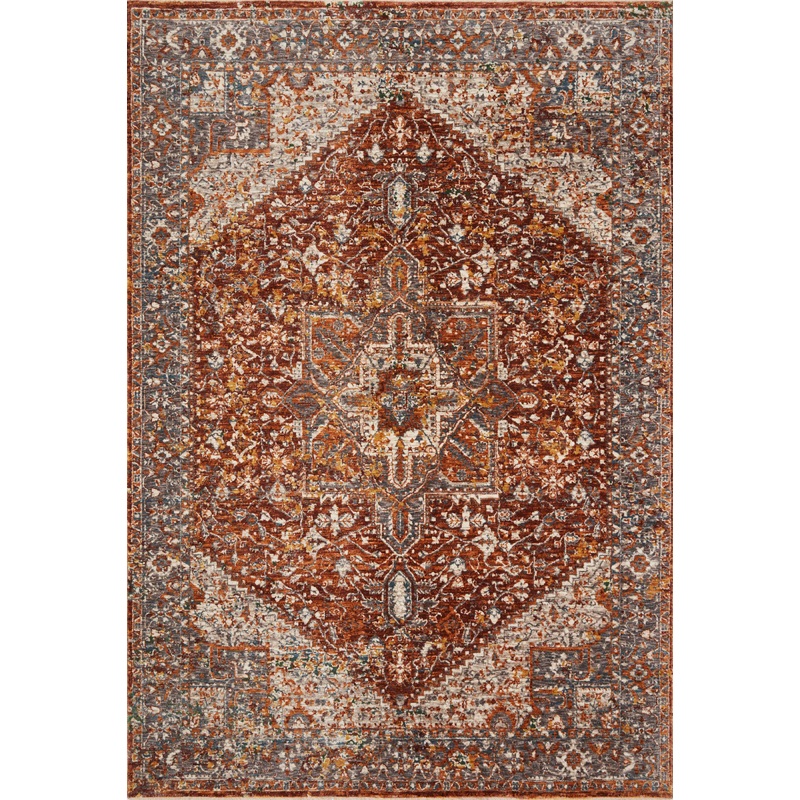 Loloi Lourdes LOU-02 Power Loomed Traditional Area Rug by Loloi
