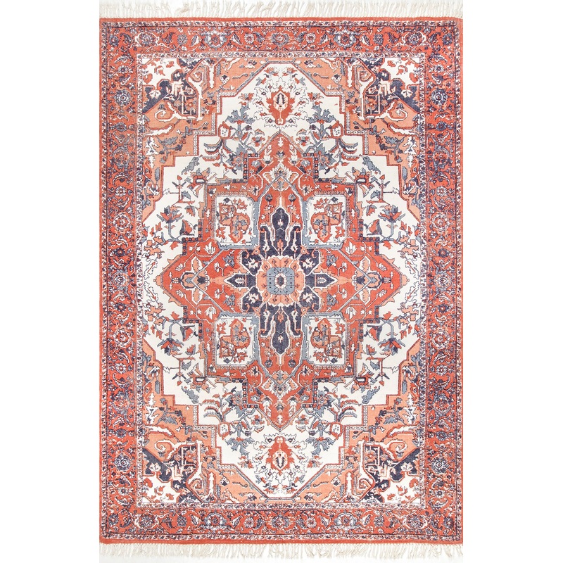 Sabine Fringe Rug | Red
