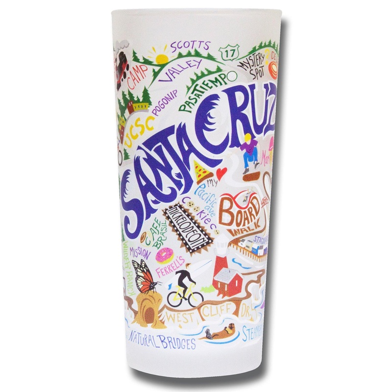 Santa Cruz Drinking Glass