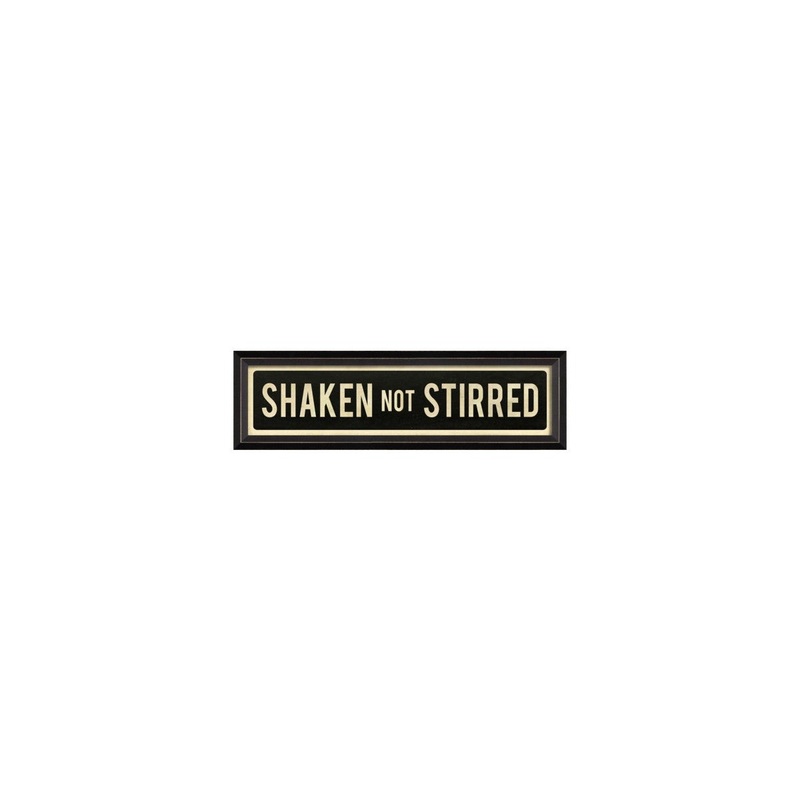 Shaken Not Stirred