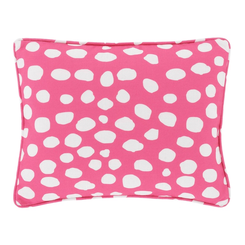 Spot On Indoor/Outdoor Decorative Pillow Cover | Fuchsia