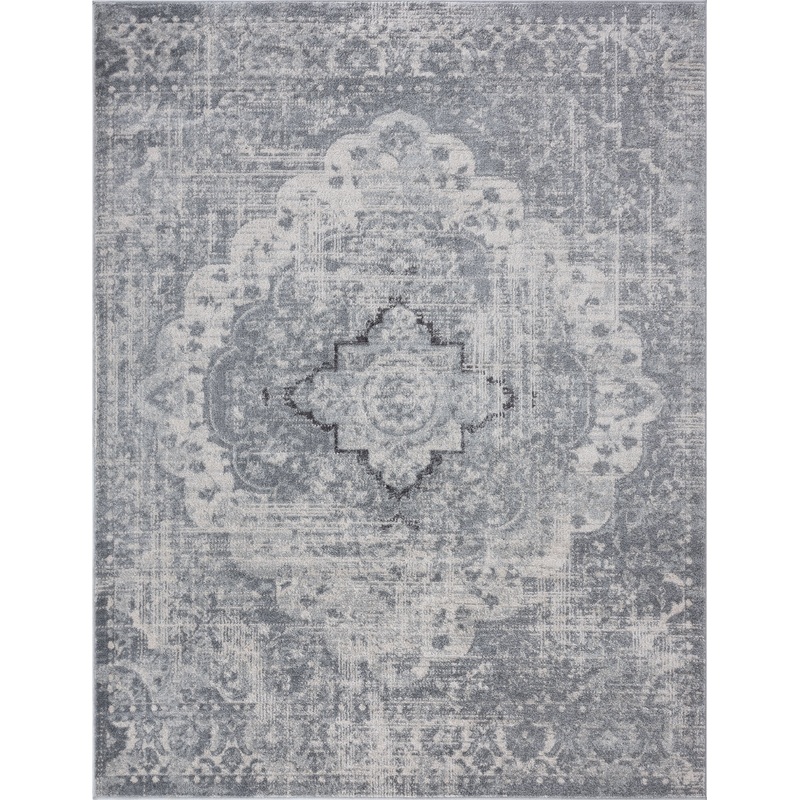 Tayse Medallion Area Rug DIA13-Britney Traditional Cut Pile Indoor Polypropylene