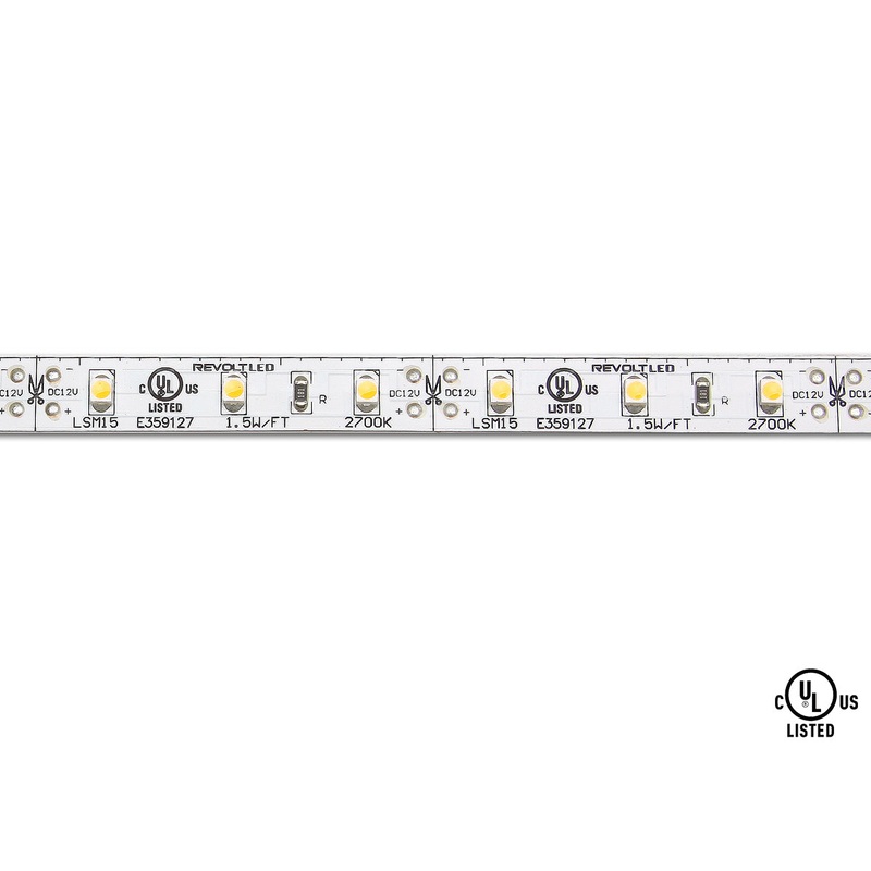 Core LSM-15 Flux 100-ft Indoor LED Tape Light Roll – 1.5W/FT, 24V