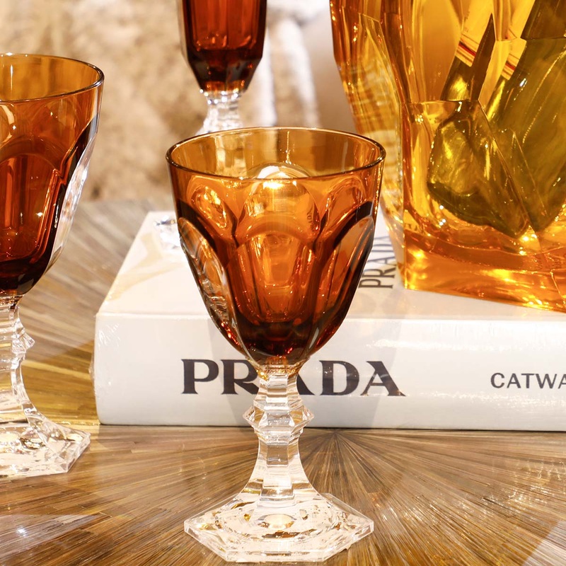 Dolce Vita Water Glass Amber