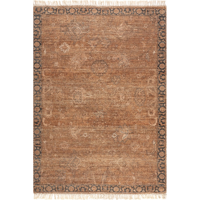 Marigold Tasseled Rug | Brown