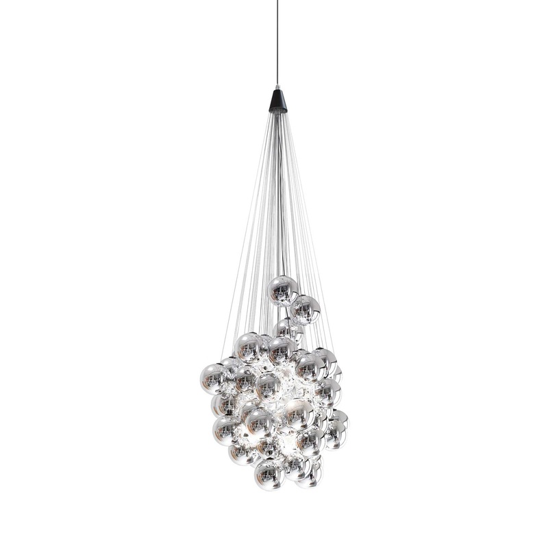 Stochastic LED Multi Light Pendant Light