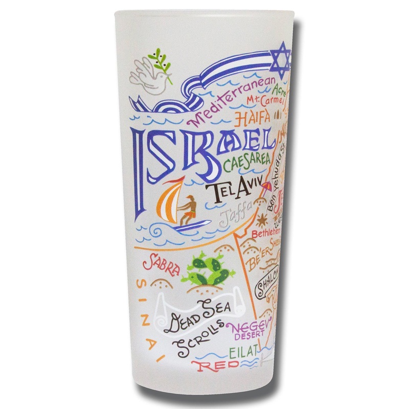 Israel Drinking Glass