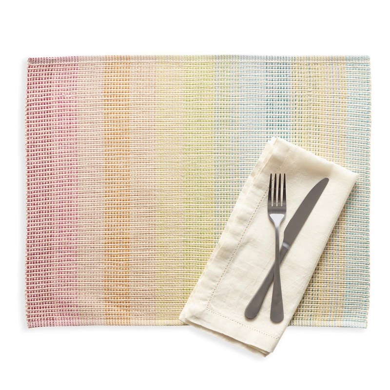 Watercolor Horizon Placemat Set of 4 | Multi