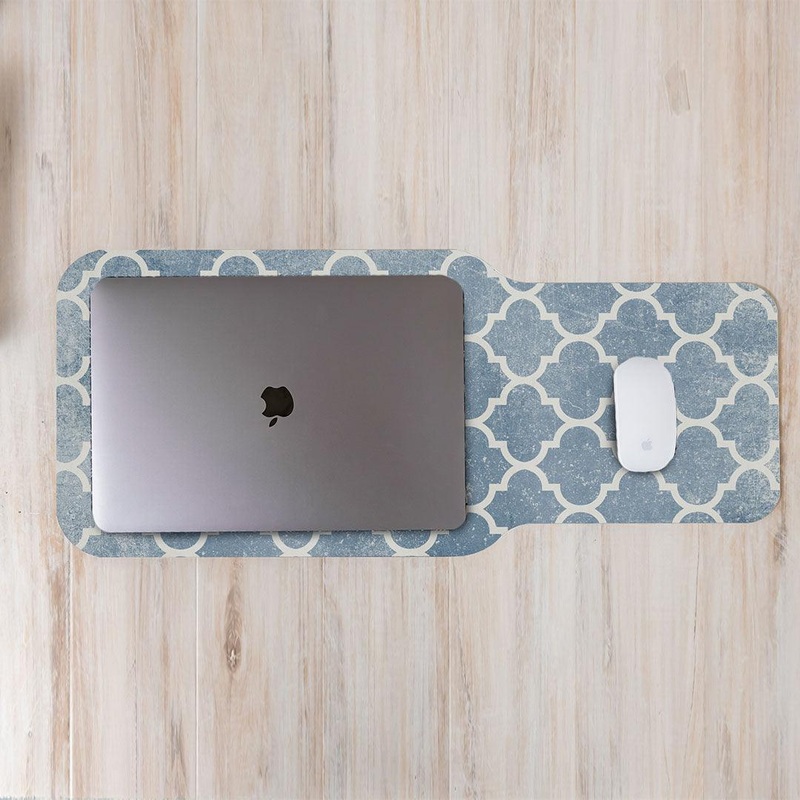 Ava Keyboard Pad OfficeFlat | Blue – Premium Vinyl Mat