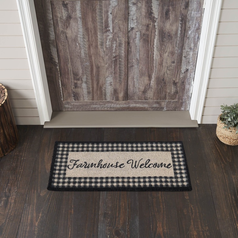 Finders Keepers Farmhouse Welcome Coir Rug Rect 17×36