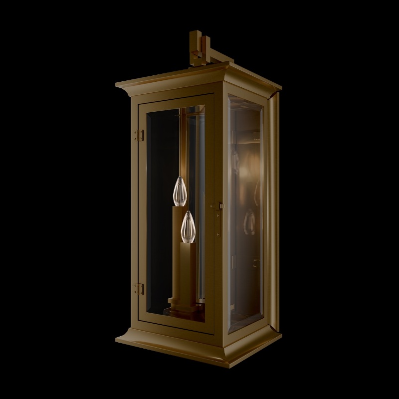 Schonbek SW33528 Dresden 4-lt 28″ Tall Outdoor Wall Sconce