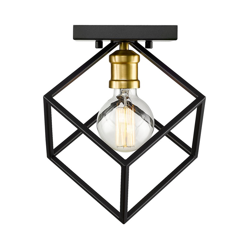 Vertical Flush Mount Ceiling Light